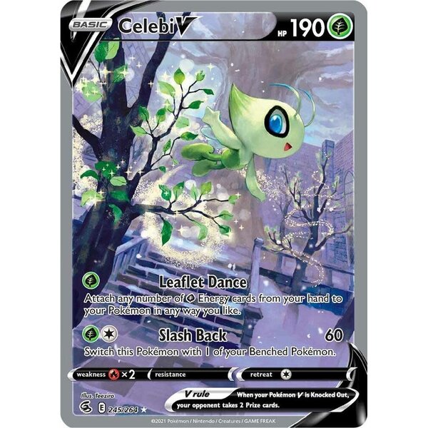 Pokemon Celebi V (Alternate Full Art) (245) Near Mint Holofoil