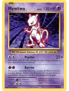 Pokemon Mewtwo (051) Heavily Played Reverse Holofoil