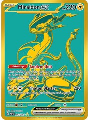 Pokemon Miraidon ex (243) Lightly Played Holofoil