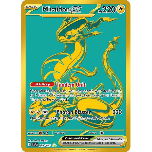 Pokemon Miraidon ex (243) Lightly Played Holofoil