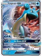 Pokemon Lapras GX (035) Damaged