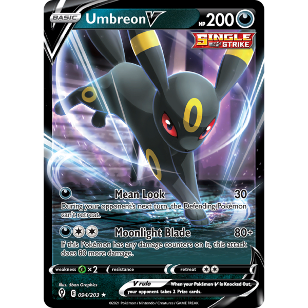 Pokemon Umbreon V (094) Lightly Played