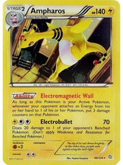 Pokemon Ampharos (Cosmos Holo) (040) Damaged