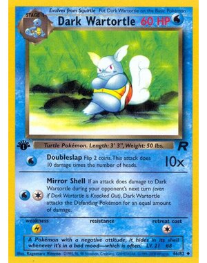 Pokemon Dark Wartortle (046) 1st ED Lightly Played