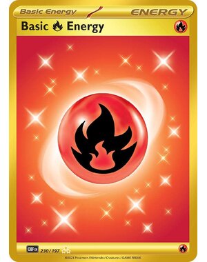 Pokemon Basic Fire Energy (230) Lightly Played