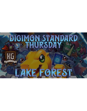 Bandai 3/26/26 Lake Forest Digimon Constructed Thursday 6 PM