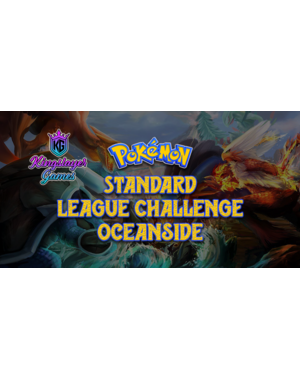 Pokemon 3/26/26 Oceanside Pokemon Standard League Challenge Thursday 630 PM