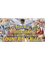 Pokemon 3/19/26 Fountain Valley Pokemon Gym Leader Challenge Thursday 7 PM