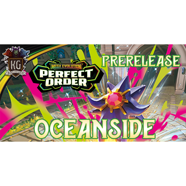 Pokemon 3/14/26 Oceanside Pokemon Mega Evolution: Perfect Order Prerelease Saturday 12 PM