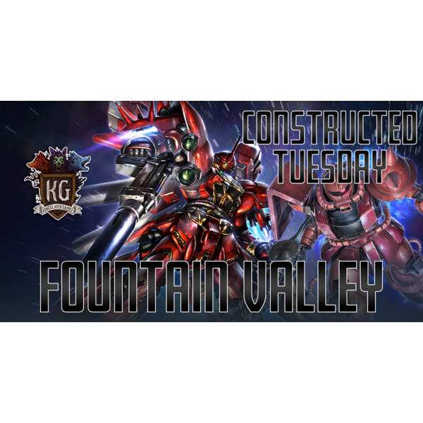 Bandai 3/24/26 Fountain Valley Gundam Constructed Tuesday 630 PM