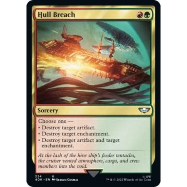 Magic: The Gathering Hull Breach (Surge Foil) (224) Lightly Played Foil
