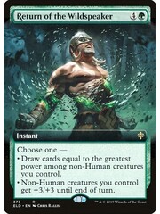 Magic: The Gathering Return of the Wildspeaker (Extended Art) (373) Lightly Played