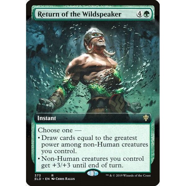 Magic: The Gathering Return of the Wildspeaker (Extended Art) (373) Lightly Played