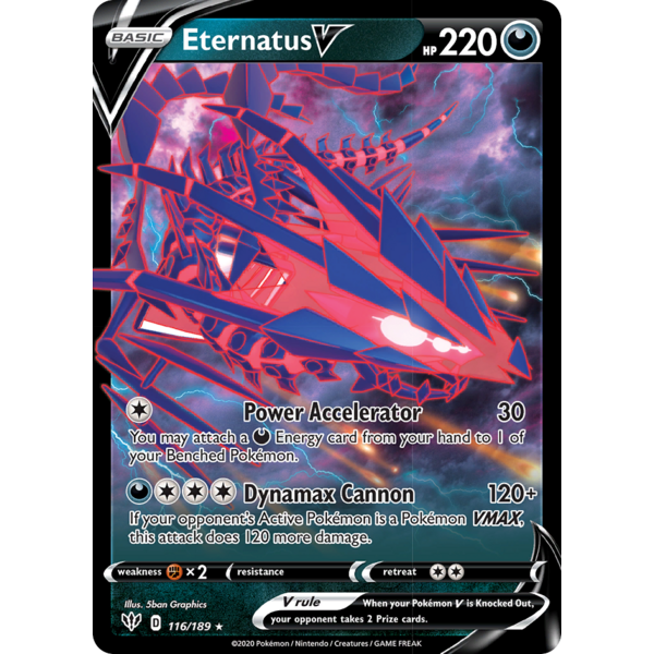 Pokemon Eternatus V (116) Lightly Played