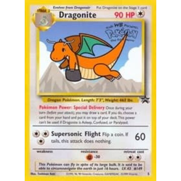 Pokemon Dragonite (Movie Promo) (005) Damaged