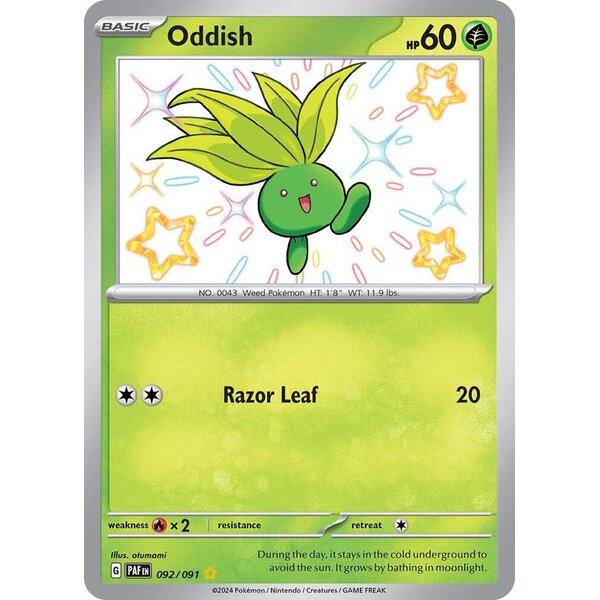 Pokemon Oddish (092) Lightly Played