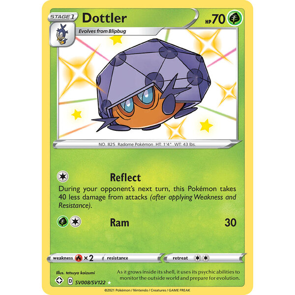 Pokemon Dottler (SV008) Lightly Played