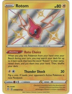 Pokemon Rotom (SV038) Lightly Played