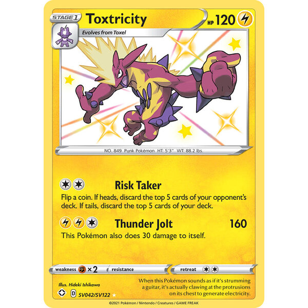 Pokemon Toxtricity (SV042) Lightly Played