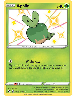 Pokemon Applin (SV012) Lightly Played