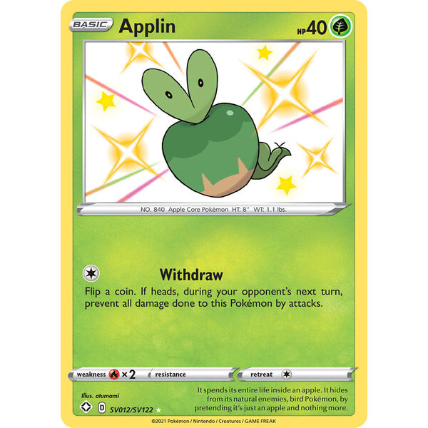 Pokemon Applin (SV012) Lightly Played