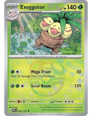 Pokemon Exeggutor (Master Ball Pattern) (002) Lightly Played