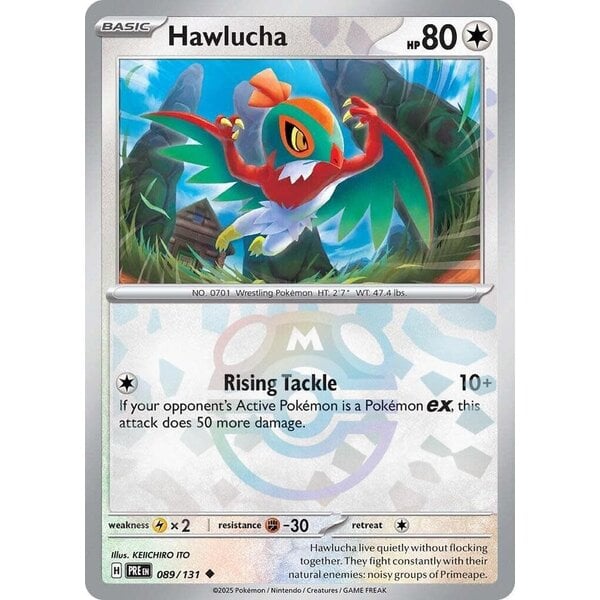 Pokemon Hawlucha (Master Ball Pattern) (089) Lightly Played