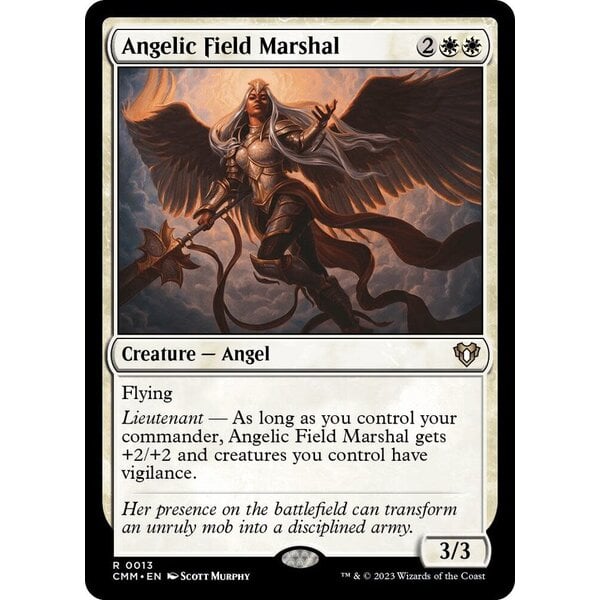 Magic: The Gathering Angelic Field Marshal (013) Lightly Played