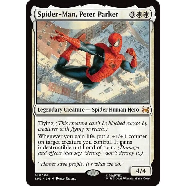 Magic: The Gathering Spider-Man, Peter Parker (004) Lightly Played