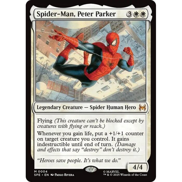 Magic: The Gathering Spider-Man, Peter Parker (004) Lightly Played
