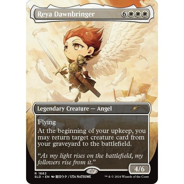 Magic: The Gathering Reya Dawnbringer (Rainbow Foil) (1682) Lightly Played Foil
