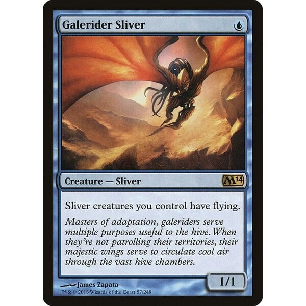Magic: The Gathering Galerider Sliver (057) Moderately Played