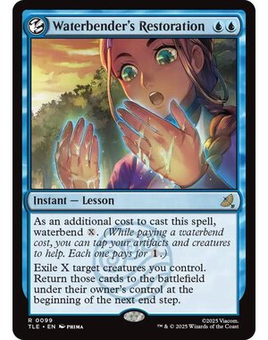 Magic: The Gathering Waterbender's Restoration (099) Lightly Played Foil