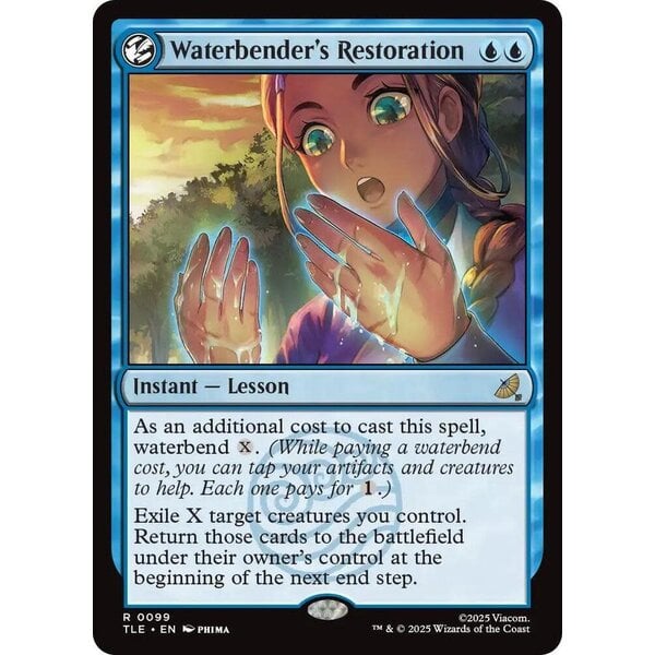 Magic: The Gathering Waterbender's Restoration (099) Lightly Played Foil