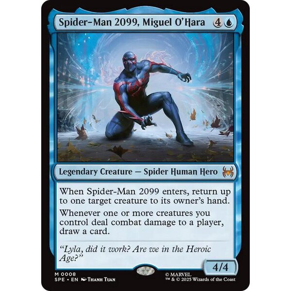 Magic: The Gathering Spider-Man 2099, Miguel O'Hara (008) Lightly Played