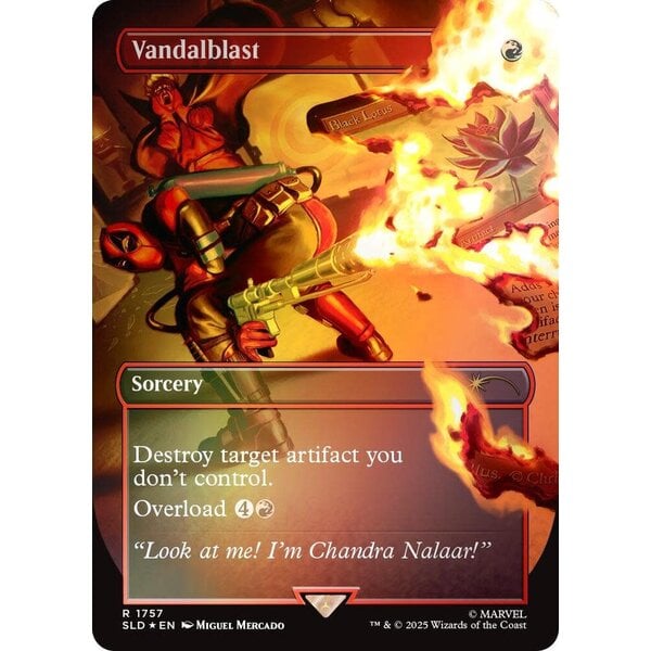 Magic: The Gathering Vandalblast (Rainbow Foil) (1757) Lightly Played Foil