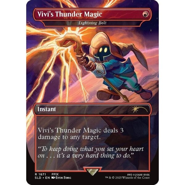 Magic: The Gathering Vivi's Thunder Magic - Lightning Bolt (1871) Lightly Played
