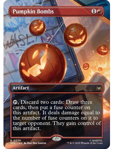 Magic: The Gathering Pumpkin Bombs (Borderless) (026) Lightly Played Foil