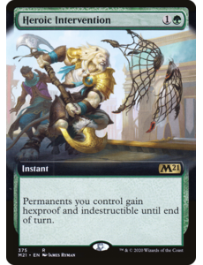 Magic: The Gathering Heroic Intervention (Extended Art) (375) Lightly Played