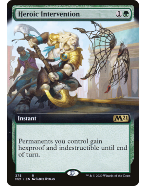 Magic: The Gathering Heroic Intervention (Extended Art) (375) Lightly Played