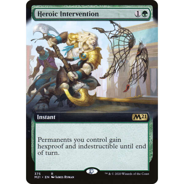 Magic: The Gathering Heroic Intervention (Extended Art) (375) Lightly Played