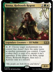 Magic: The Gathering Yenna, Redtooth Regent (219) Lightly Played Foil