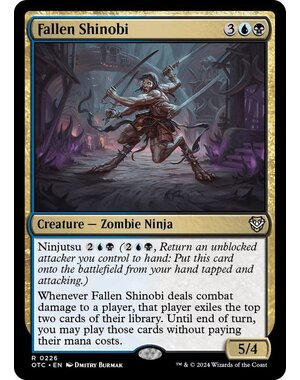 Magic: The Gathering Fallen Shinobi (226) Lightly Played