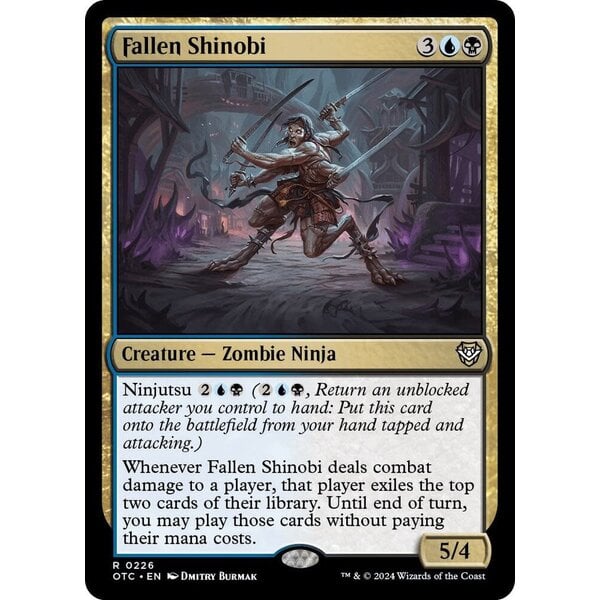 Magic: The Gathering Fallen Shinobi (226) Lightly Played