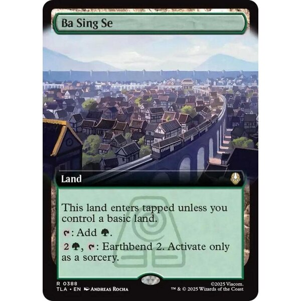 Magic: The Gathering Ba Sing Se (Extended Art) (388) Lightly Played