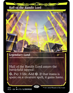Magic: The Gathering Hall of the Bandit Lord (Neon Yellow) (427) Lightly Played Foil