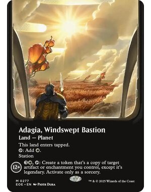 Magic: The Gathering Adagia, Windswept Bastion (Borderless) (277) Lightly Played