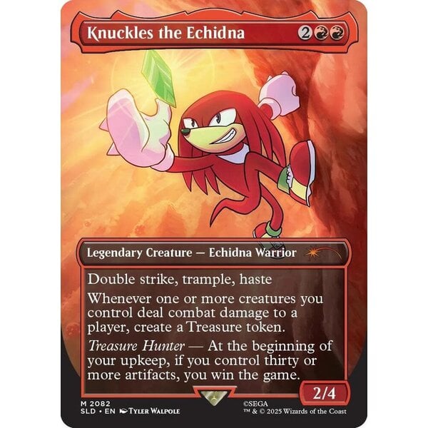 Magic: The Gathering Knuckles the Echidna (2082) Lightly Played