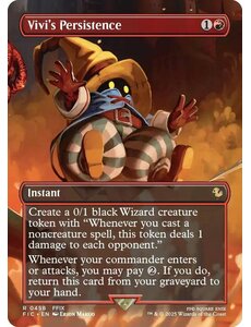 Magic: The Gathering Vivi's Persistence (Borderless) (458) Lightly Played Foil