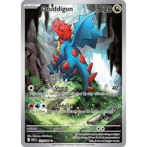 Pokemon Druddigon (151) Near Mint